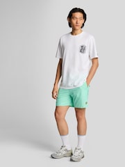 Verde - Lyle & Scott Plain Swim Shorts - Imagen 1 de 5