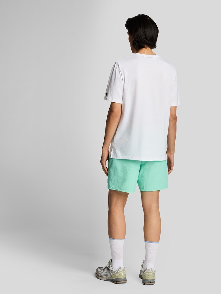 Verde - Lyle & Scott Plain Swim Shorts - Imagen 2 de 5
