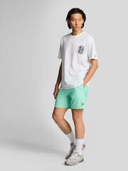 Verde - Lyle & Scott Plain Swim Shorts - Imagen 3 de 5