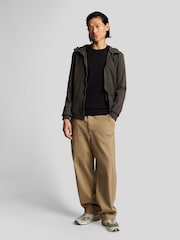 Lyle & Scott Black 100% Cotton Tonal Superfine Crew Neck Jumper - Image 2 of 5