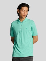 Lyle & Scott Green 100% Cotton Superfine Polo Shirt - Image 1 of 5