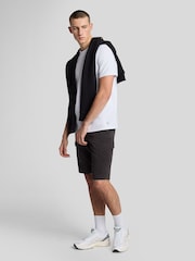Lyle & Scott White Twill Texture Crewneck T-Shirt - Image 4 of 5