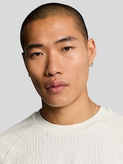 Lyle & Scott White Emblem Towelling T-Shirt - Image 4 of 5