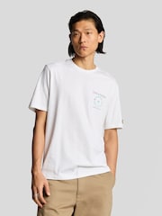Lyle & Scott 100% Cotton Lyle Athletic Graphic T-Shirt - Imagen 1 de 5