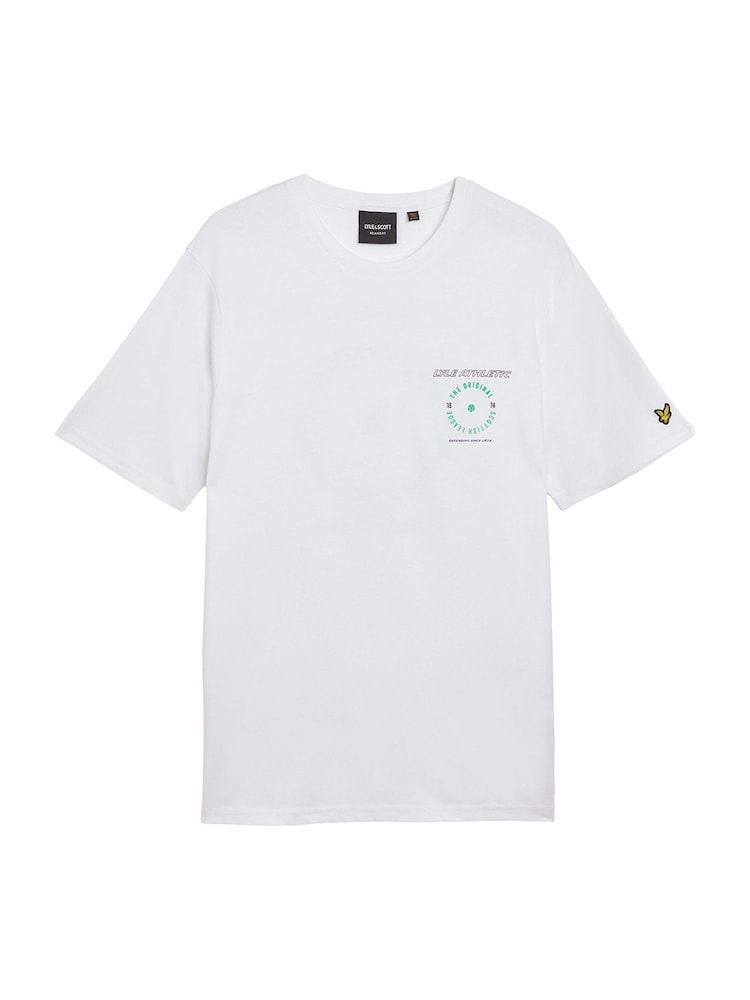 Lyle & Scott 100% Cotton Lyle Athletic Graphic T-Shirt - Imagen 5 de 5
