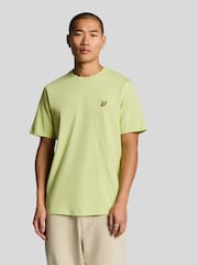 Lyle & Scott Yellow Cotton Plain T-Shirt - Image 1 of 5
