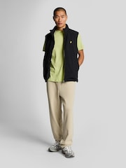 Lyle & Scott Yellow Cotton Plain T-Shirt - Image 2 of 5