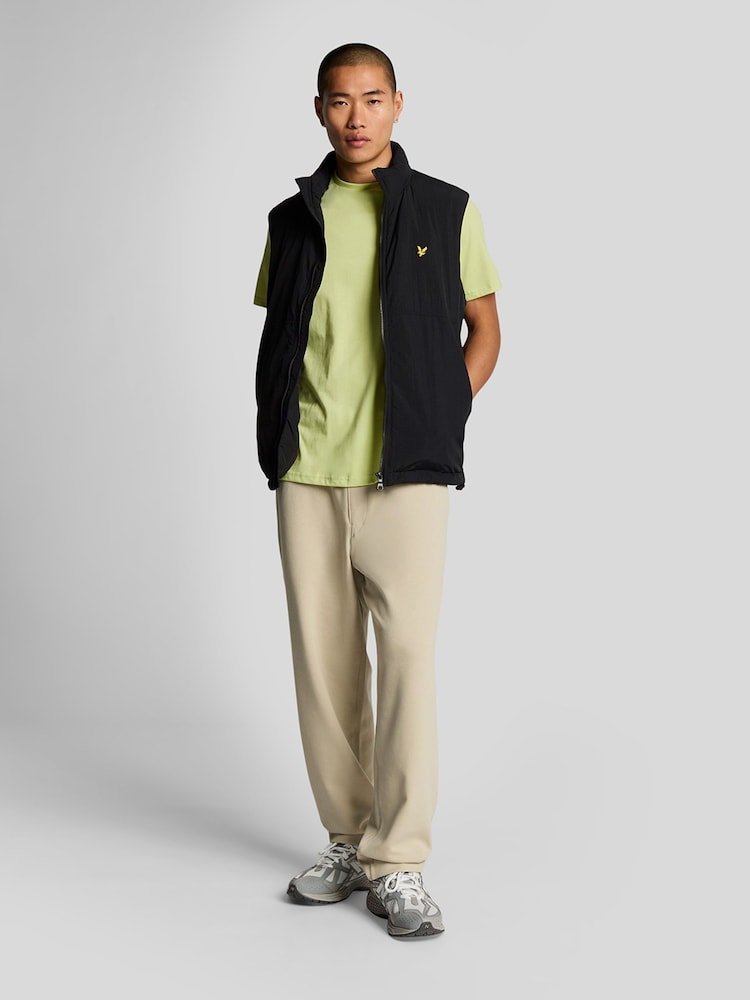 Lyle & Scott Yellow Cotton Plain T-Shirt - Image 2 of 5