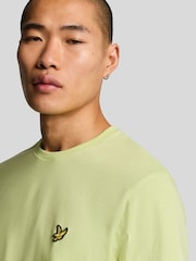 Lyle & Scott Yellow Cotton Plain T-Shirt - Image 4 of 5