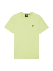 Lyle & Scott Yellow Cotton Plain T-Shirt - Image 5 of 5