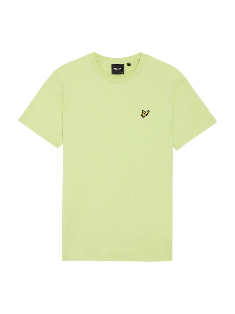 Lyle & Scott Yellow Cotton Plain T-Shirt - Image 5 of 5
