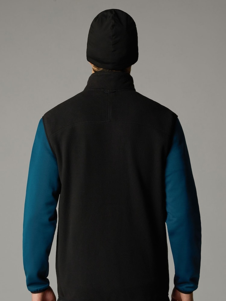 The North Face Black Glacier Fleece Gilet - Image 2 of 6 The North Face Black Glacier Fleece Gilet - Image 2 of 6