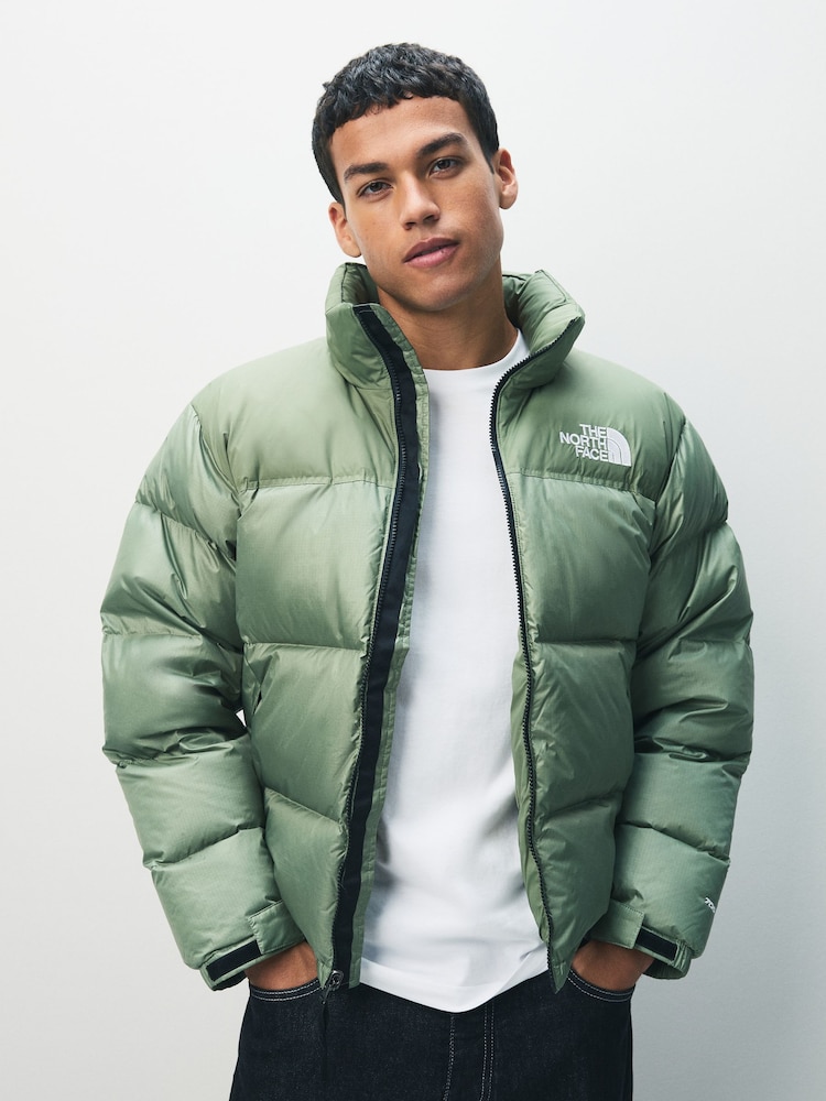 The North Face Green 1996 Retro Nuptse Puffer Jacket - Image 1 of 7
