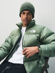 The North Face Green 1996 Retro Nuptse Puffer Jacket - Image 4 of 7