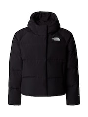 The North Face Black Down Hooded Puffer Jacket - Image 9 of 10