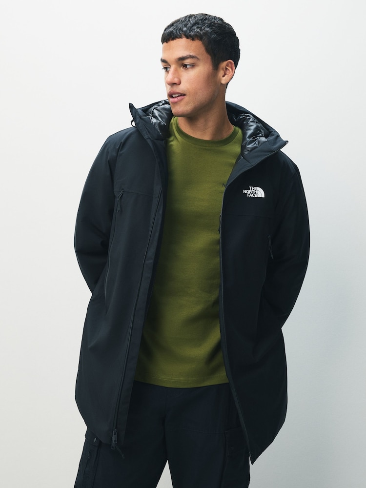 The North Face Black Mountain Range Down Parka Jacket - Image 1 of 4