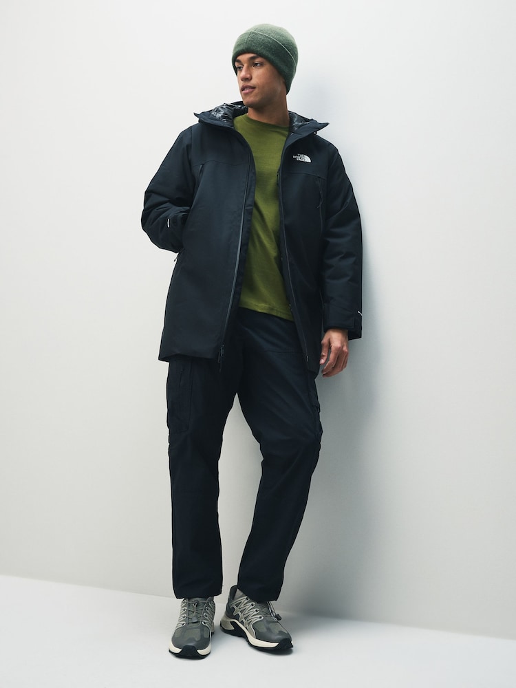 The North Face Black Mountain Range Down Parka Jacket - Image 2 of 4