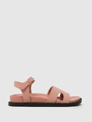 Schuh Tippi Footbed Black Sandals - Image 1 of 4