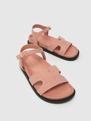 Schuh Tippi Footbed Black Sandals - Image 3 of 4