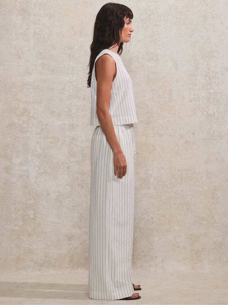Ro&Zo White Casual Trousers - Image 2 of 4