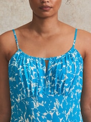Ro&Zo Leaf Keyhole Cami Dress - Image 3 of 3