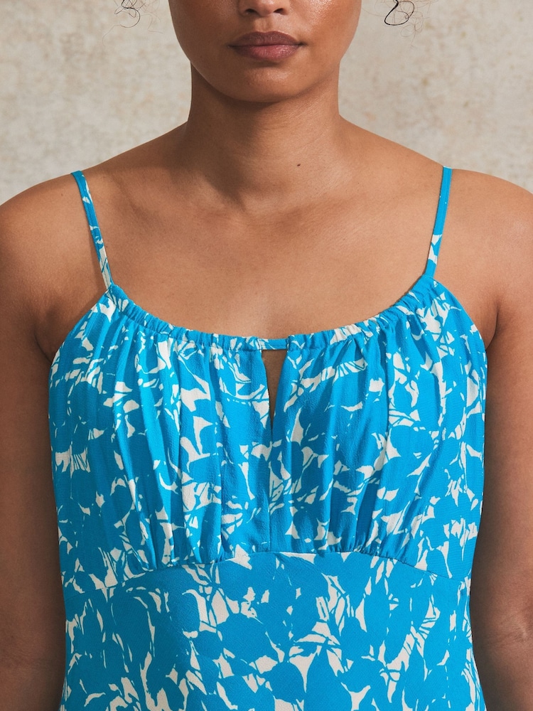 Ro&Zo Leaf Keyhole Cami Dress - Image 3 of 3