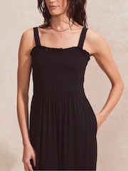 Ro&Zo Shirred Bodice Jersey Jumpsuit - Imagen 3 de 4
