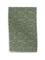 Jasper Conran London Fern Green Chenille Basket Weave Upholstery Swatch - Image 1 of 1