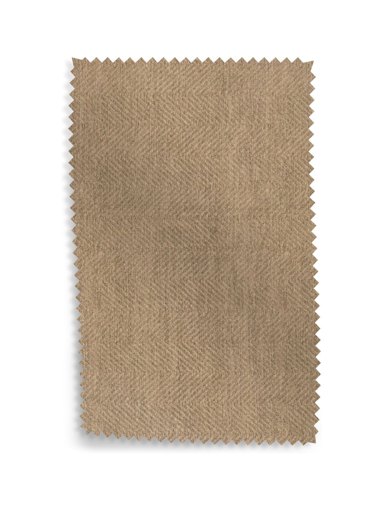 Laura Ashley Gold Natural Edwin Chenille Upholstery Swatch - Image 1 of 1