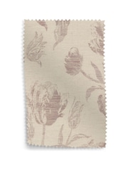 Laura Ashley Dusky Plum Purple Gosford Weave Upholstery Swatch - Image 1 of 1