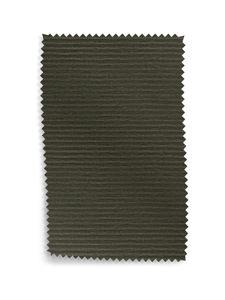 MADE.COM Fennel Green Matt Corduroy Upholstery Swatch - Image 1 of 1