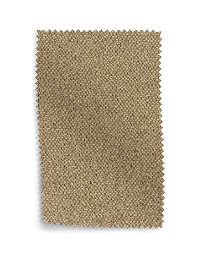 MADE.COM Caramel Natural Textured Slub Weave Upholstery Swatch - Image 1 of 1