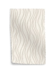MADE.COM Soft White Textured Wave Boucle Upholstery Swatch - Image 1 of 1