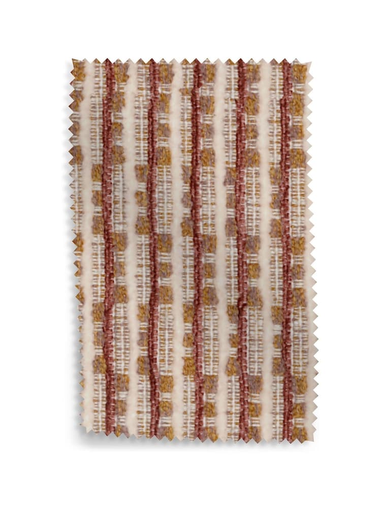 Nina Campbell Coral Orange Pelham Upholstery Swatch - Image 1 of 1