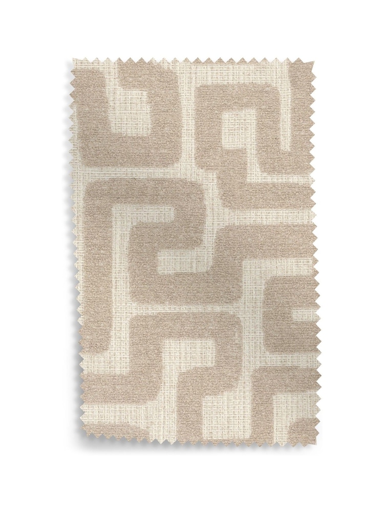 MADE.COM Light Oatmeal Natural Clyde Abstract Upholstery Swatch - Image 1 of 1