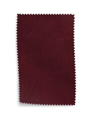Laura Ashley Burgundy Red Alwyn Velvet Upholstery Swatch - Image 1 of 1