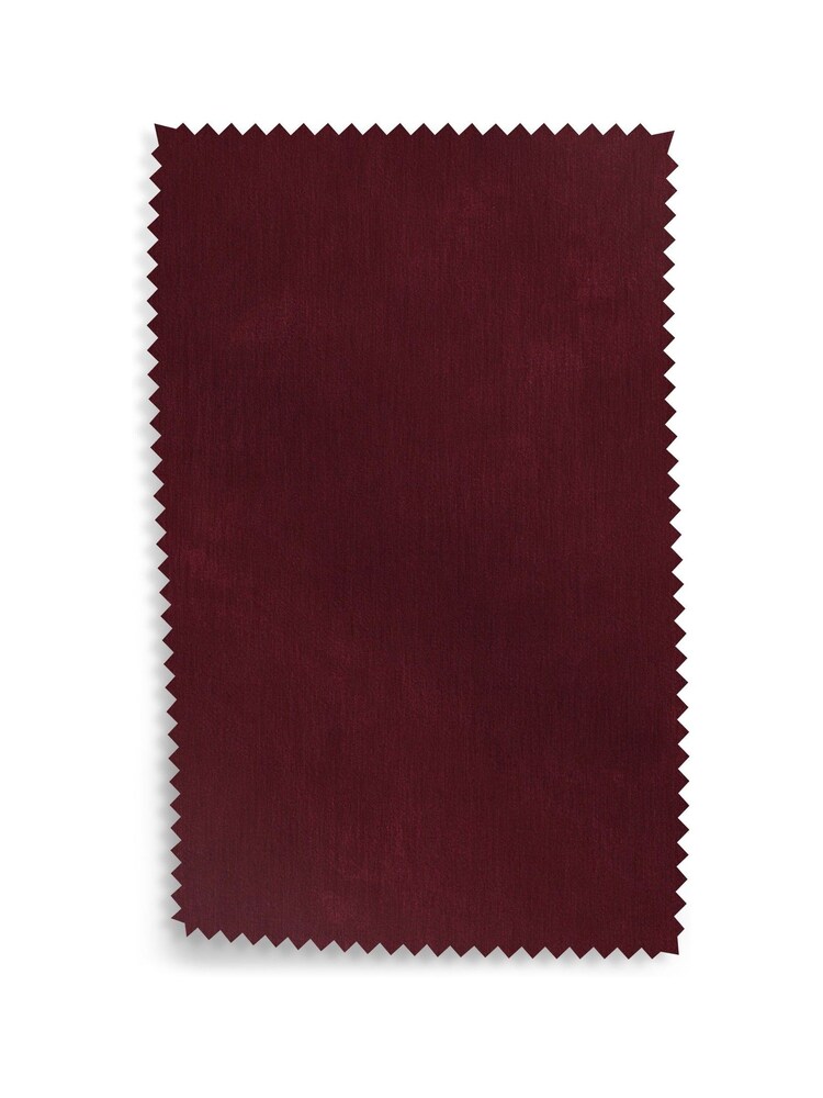 Laura Ashley Burgundy Red Alwyn Velvet Upholstery Swatch - Image 1 of 1