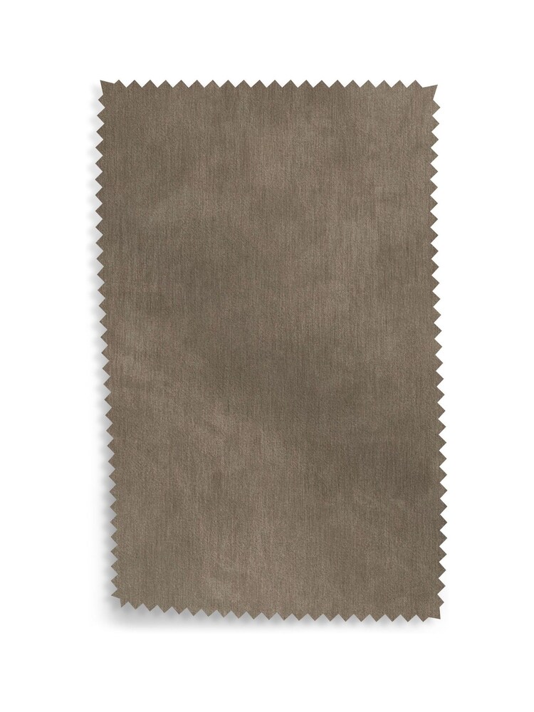 Laura Ashley Truffle Natural Alwyn Velvet Upholstery Swatch - Image 1 of 1