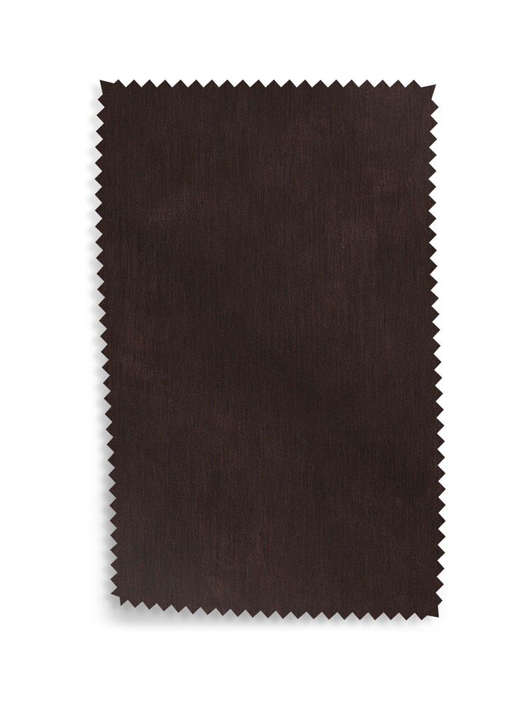 Laura Ashley Chocolate Brown Alwyn Velvet Upholstery Swatch - Image 1 of 1