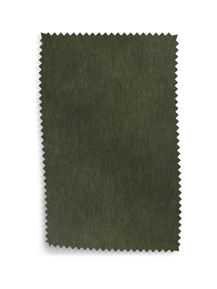 Laura Ashley Green Alwyn Velvet Upholstery Swatch - Image 1 of 1
