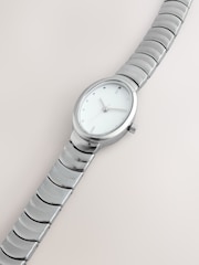 Silver Tone Oval Dial Bracelet Watch - Image 3 of 3