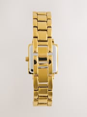 Gold Tone Square Dial Heart Watch - Image 2 of 3