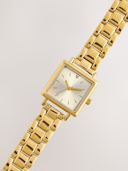 Gold Tone Square Dial Heart Watch - Image 3 of 3