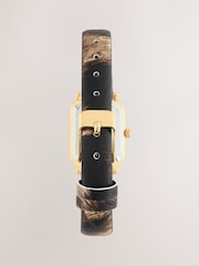Leopard Print Strap Rectangular Dial Watch - Image 4 of 5