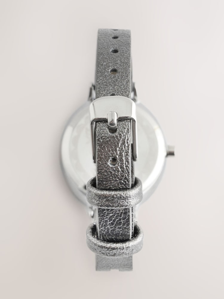 Grey Split Strap Sparkle Dial Watch - Image 2 of 3