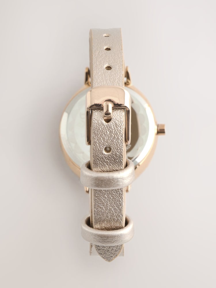 Pink Split Strap Sparkle Dial Watch - Image 2 of 3