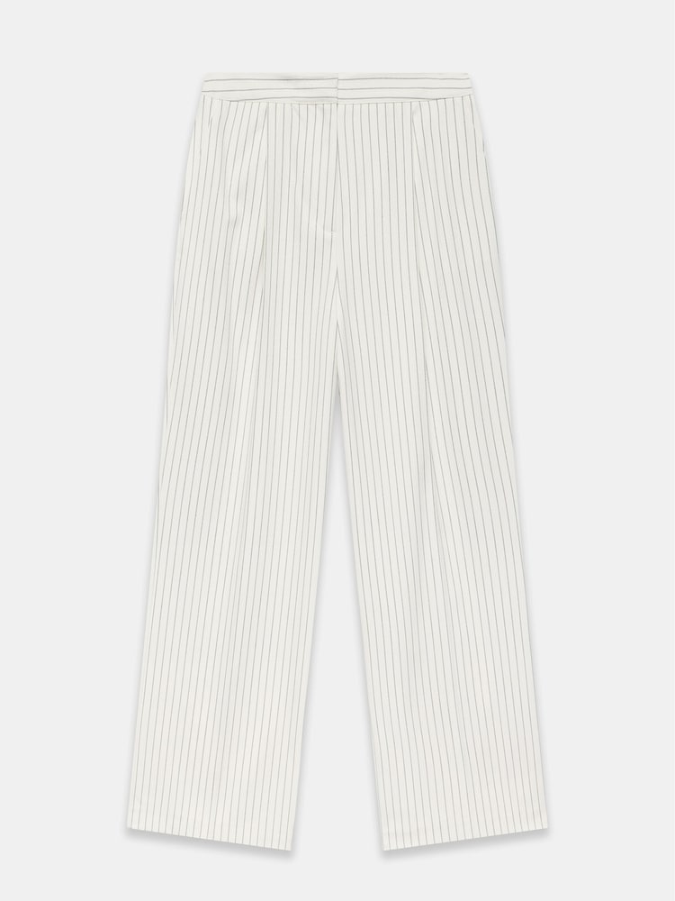 Mint Velvet White Pinstripe Tailored Trousers - Image 4 of 5