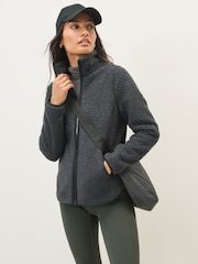Jack Wolfskin High Curl Jacket Black Fleece - Image 6 of 6