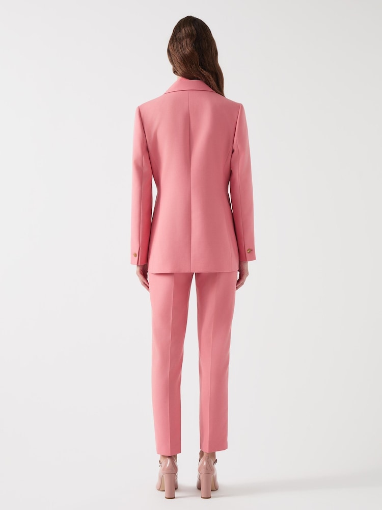 LK Bennett Aimee Desert Rose Twill Double Breasted Tailored Jacket - Imagen 2 de 5 LK Bennett Aimee Desert Rose Twill Double Breasted Tailored Jacket - Imagen 2 de 5