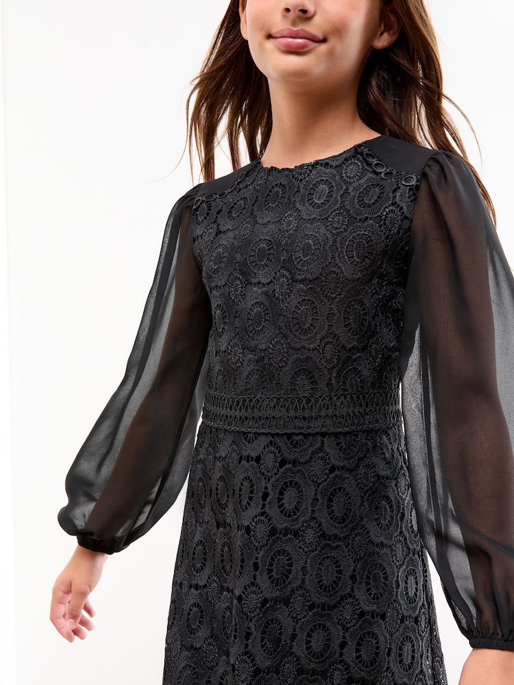 lipsy grey lace dress Lace Swing Dress  The J. Peterman Company
